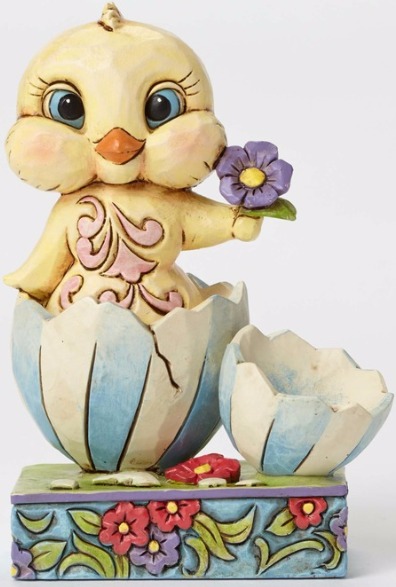 Jim Shore 4051403Q Mini Q Chick in Bro Figurine $0.00