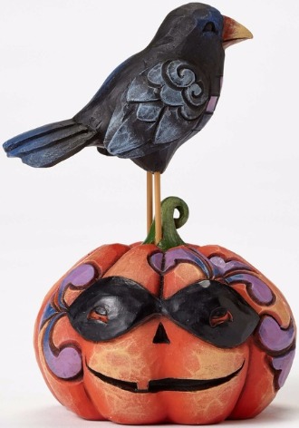 Jim Shore 4053868 Pumpkin w Crow Mini Figurine $0.00