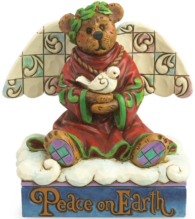 Boyds Bears by Jim Shore 4035826 Peace Angel Bear Figurine Stone Resin $0.00