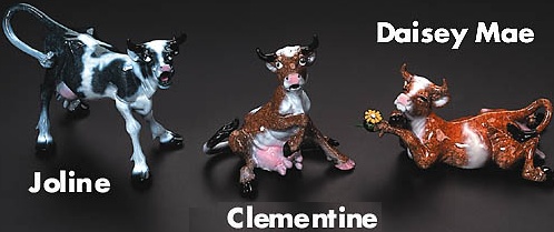 Kitty's Critters 8154 Bovine Beauties Porcelon $0.00