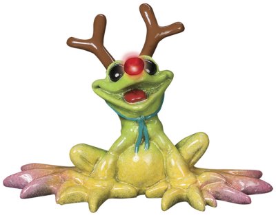 Kitty's Critters 8352 Rudolph - his nose lights up Porcelon $0.00