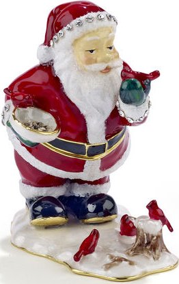 Kubla 0-3626 Santa with Cardinals Box Possibly Retired $40.99