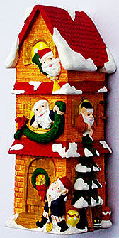 Kubla 0037 Santa'S Workshop Resin Sculp. $8.99