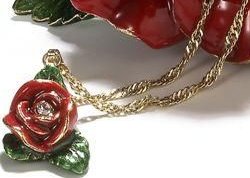 Kubla 3594RN Rose Box & Necklace $41.99