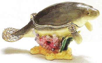 Kubla 4091 Manatee Jeweled Box $0.00