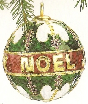 Kubla 4460N Noel Set Of 3 Ball Ornament $24.99
