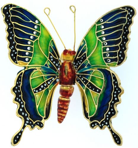 Kubla 4786BL Butterfly Ornament $11.99