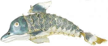 Kubla 4885T Dolphin Ornament $19.99