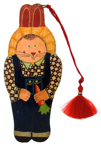 Kubla 5515 Wooden Rabbit Ornament S 6 $12.99