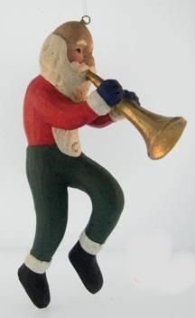 Kubla 6361 Santa With Trumphet $2.99
