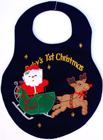 Kubla 8876 Baby'S First Christmas Navy $11.99