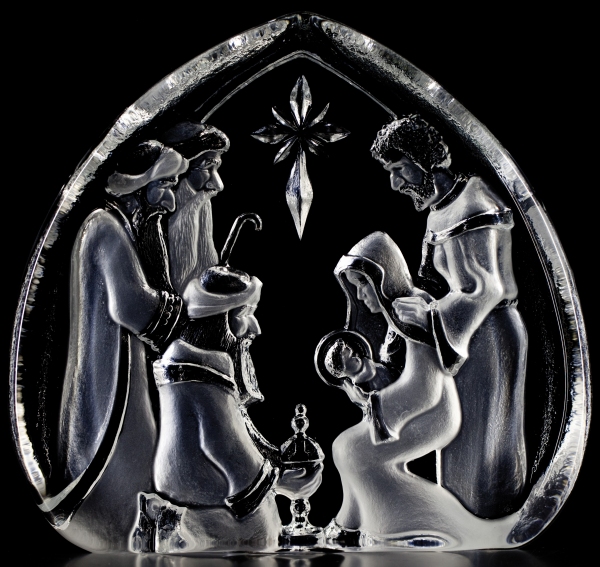 Mats Jonasson Crystal 33612 Holy Family $275.00