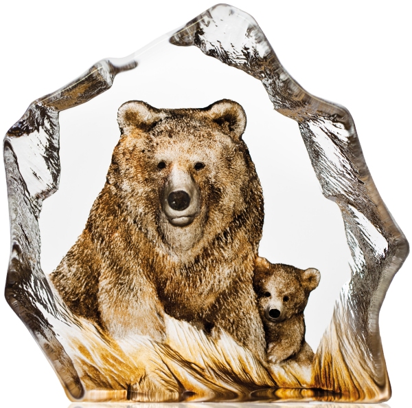 Mats Jonasson Crystal 33889 Brown Bear $400.00