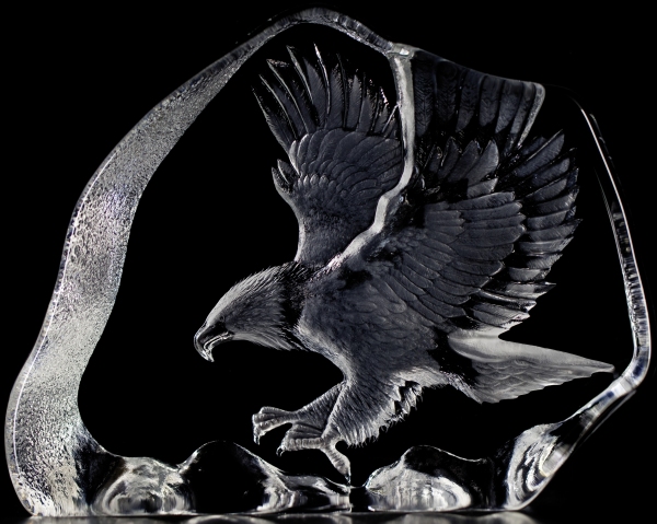 Mats Jonasson Crystal 33894 Eagle in Flight $500.00