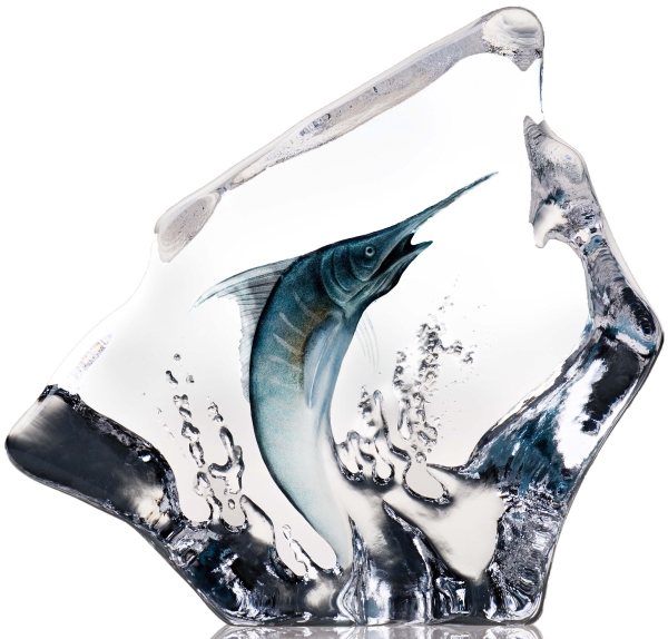 Mats Jonasson Crystal 33954 Blue Marlin $400.00
