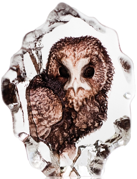 Mats Jonasson Crystal 88177 Miniature Owl $100.00