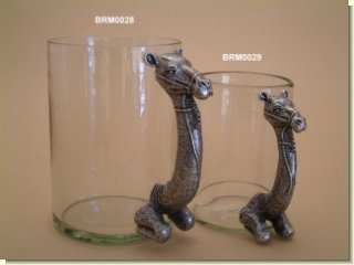 Makoulpa BRM0029 Beer Mug Pewter and Glass $0.00