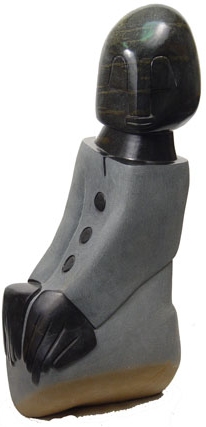 Shona Stone Sculptures IS0708-40 Grandmother Stone Zimbabwe $4500.99