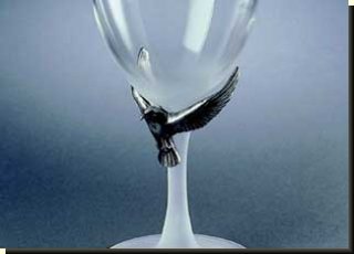 Makoulpa RWG015 Wine Glass Pewter and Glass $0.00