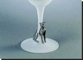 Makoulpa RWG017 Wine Glass Pewter and Glass $0.00