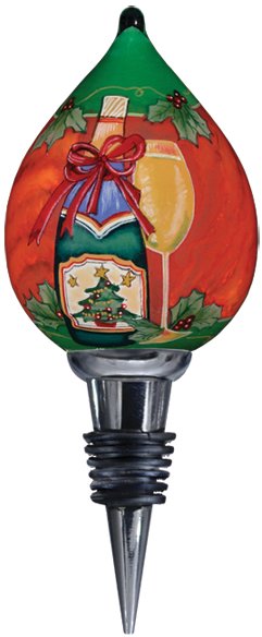 Ne'Qwa Art 7000467 Christmas Wine Wine Stopper $33.99