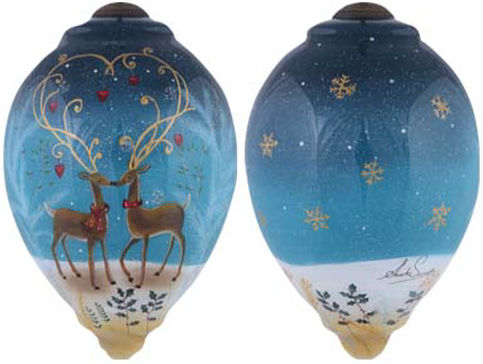 Ne'Qwa Art 7151116 Reindeer Love Ornament $44.99