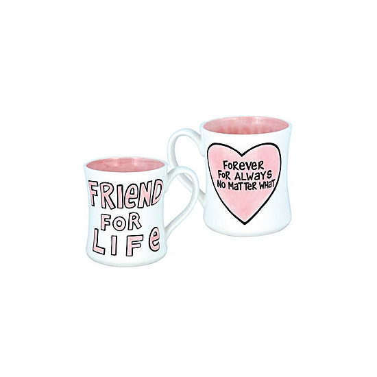 Our Name is Mud 15503 Friend For Life 16Oz Mug Ceramic $0.00