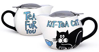 Our Name is Mud 24516 Kit Tea Cat Ceramic $0.00