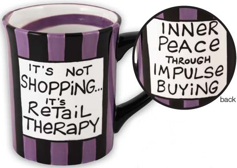 Our Name is Mud 4015555 Retail Therapy Ceramic $0.00