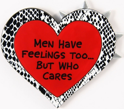 Our Name is Mud 4020690 Men Have Feelings Magnets Magnet $0.00