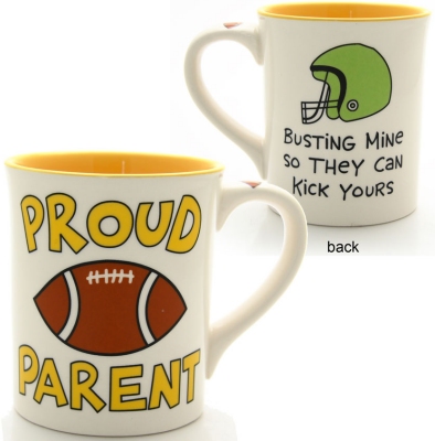 Our Name is Mud 4023012 Football Parent Mug Ceramic $0.00