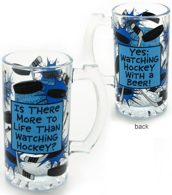 Our Name is Mud 4023020 Watching Hockey Glass $0.00