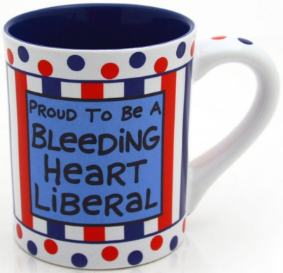 Our Name is Mud 4023026 Bleeding Heart Liberal Mug Ceramic $0.00
