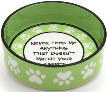 Our Name is Mud 4026149 Carpet Food Bowl Dish Ceramic $0.00