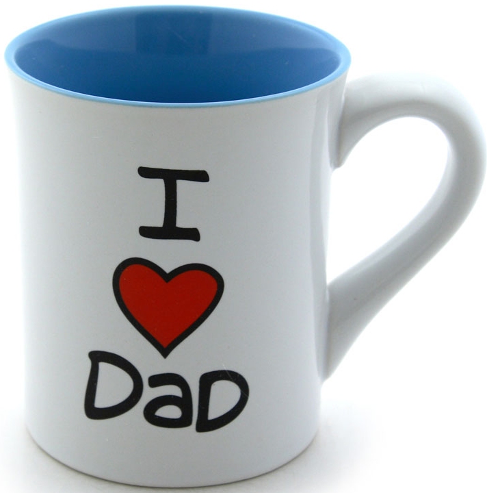 Our Name is Mud 4026594 I Heart Dad Mug Stoneware $10.99