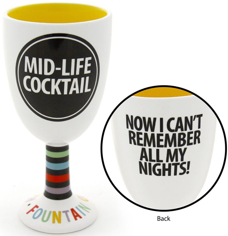 Our Name is Mud 4034989 Midlife Cocktail Goblet Stoneware $0.00