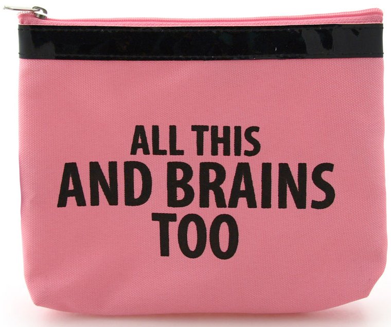 Our Name is Mud 4035010 Pink Cosmetic Bag Poly Fabric $0.00