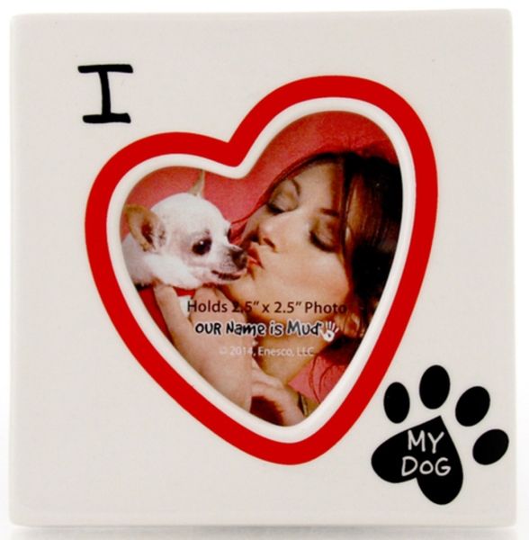 Our Name is Mud 4044241 Frame I Heart My Dog $0.00