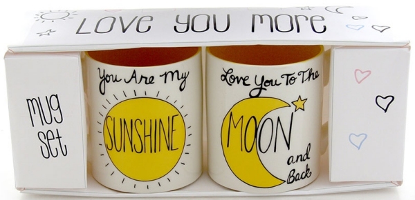 Our Name is Mud 4048778 Mugset Sunshine Moon $20.99