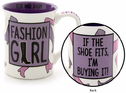 Our Name is Mud 4050727 Mug Shopping Girl $0.00