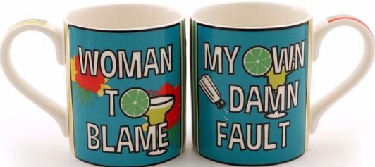 Our Name is Mud 6000143 Margaritaville Mugs Set of 2 Dolomite $25.99