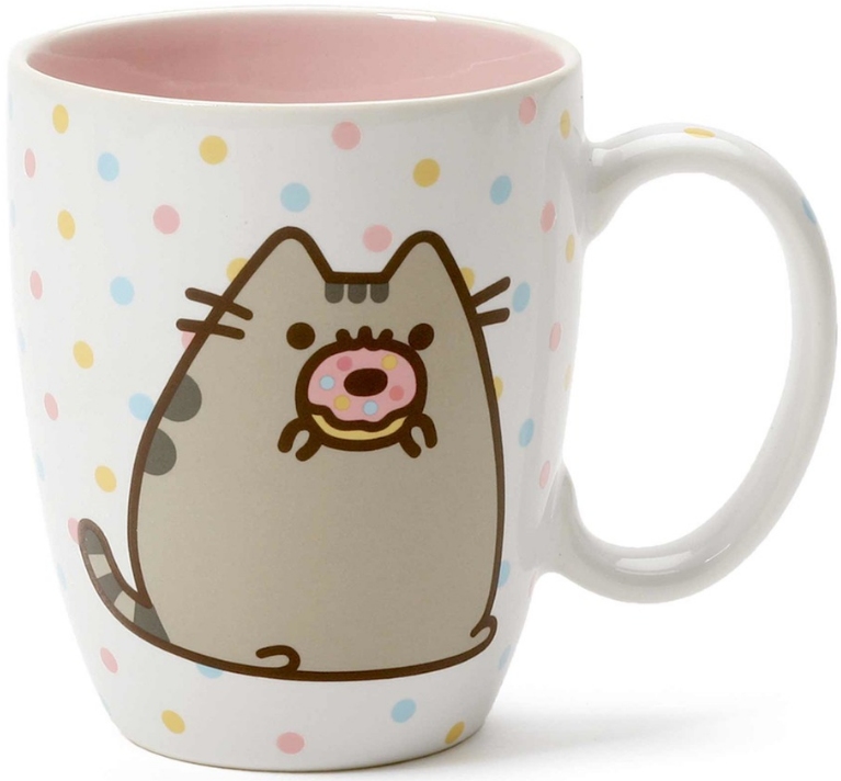 Our Name is Mud 6001894 Pusheen With Donut Mug Mug $12.99