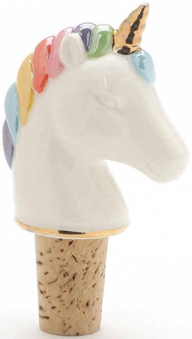 Our Name is Mud 6002238 Stopper Unicorn Wine Stopper $10.99