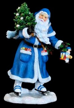 Precious Moments 11214 Ltd Ed Santa Skating Figurine $40.99