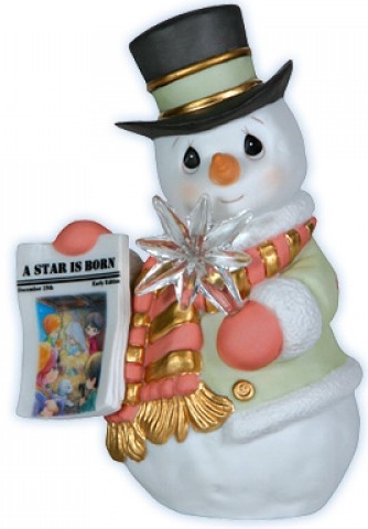 Precious Moments 121025 Annual Snowman Figurine Porcelain $40.99