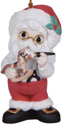 Precious Moments 131023 Annual Santa with Rocking Horse Ornament $25.99