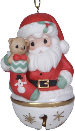 Precious Moments 131054 Santa Jingle Bell Ornament $20.99