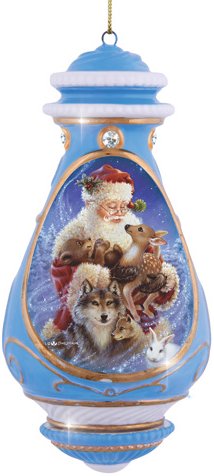 Precious Moments 131076 Santa with Animals Ornament $25.99