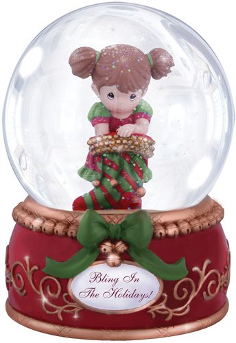 Precious Moments 131103 Girl with Stocking Waterball $30.99