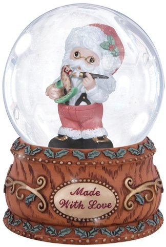 Precious Moments 131104 Annual Santa with Rocking Horse Waterball $30.99